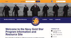 Desktop Screenshot of navygoldstar.com